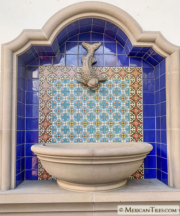 Mexican Tile - Royal Blue Gloss Malibu Ceramic Tile